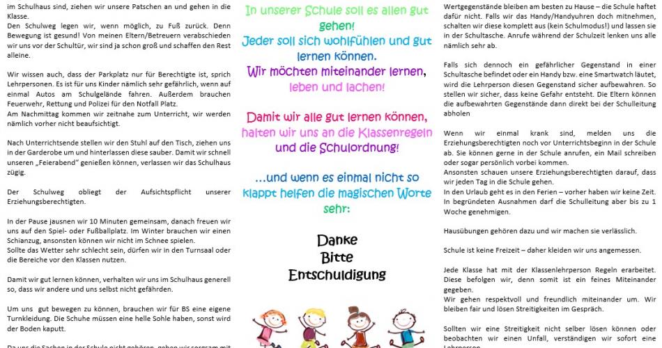 Schulordnung neu